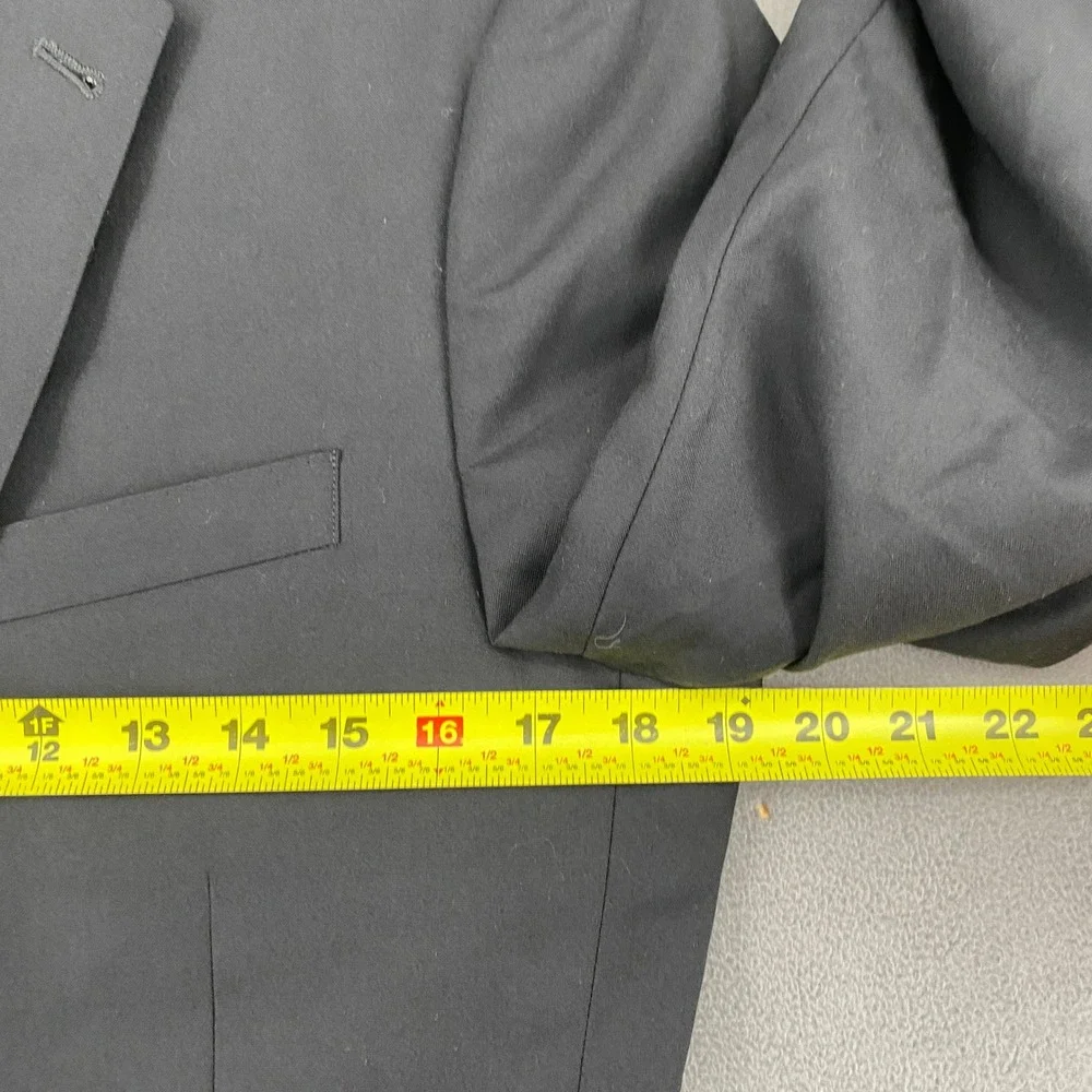 J.Crew Ludlow Jacket Mens 39R Black Italian Wool 2-Button Blazer 21351